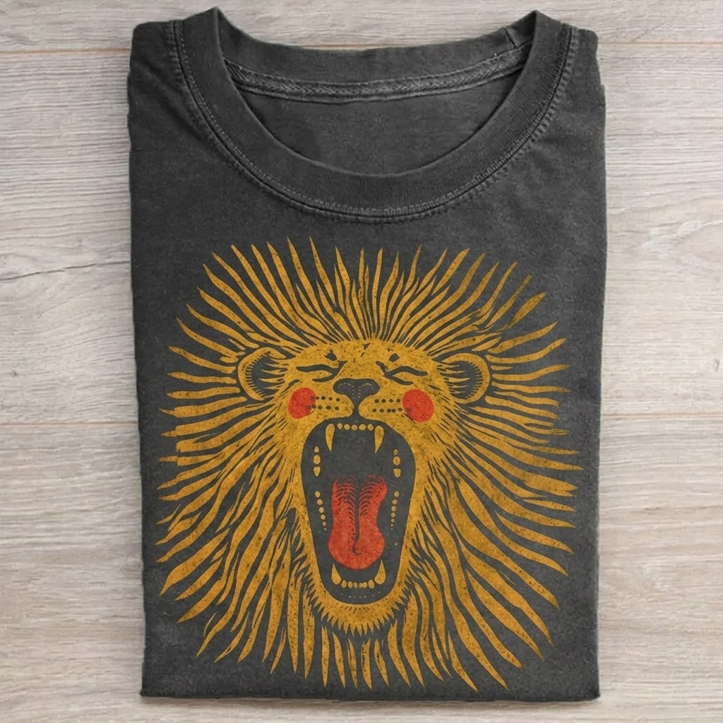 Vintage Boho Lion  T-Shirt