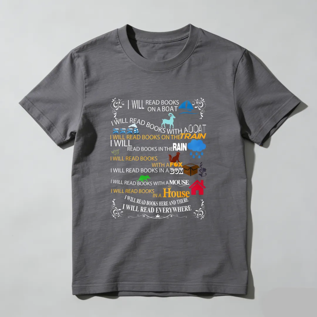 I Will Read Books Everywhere Unisex Classic T-shirt