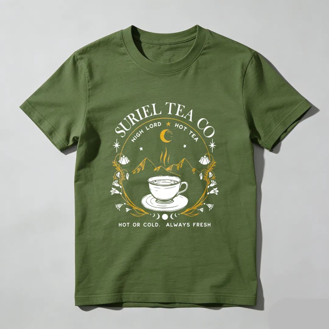 Surriel Tea Co Moon Mountains Cup Stars Unisex Classic T-shirt