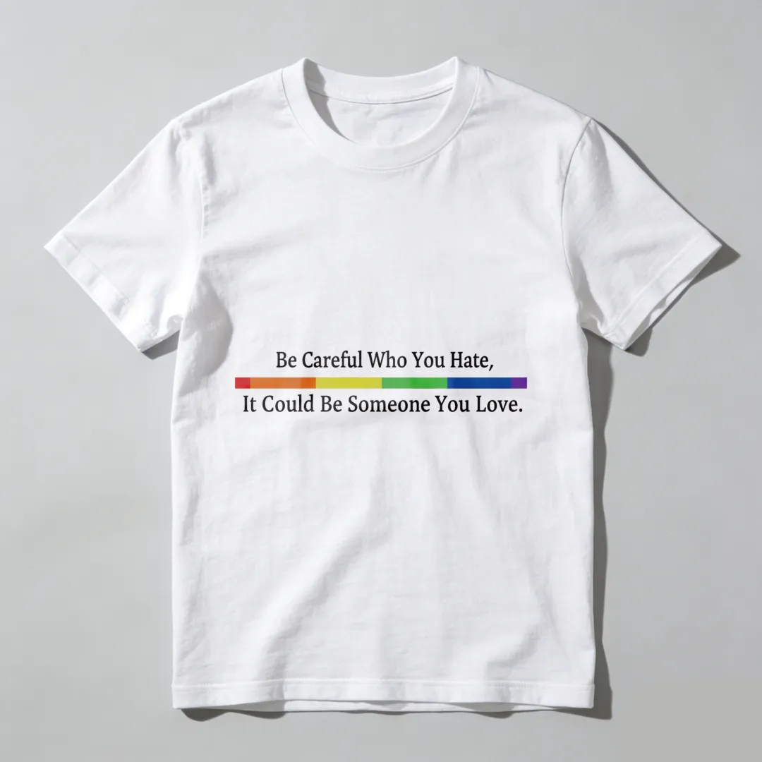 Be Careful Who You Hate It Could Be Someone You Love Unisex Classic T-shirt