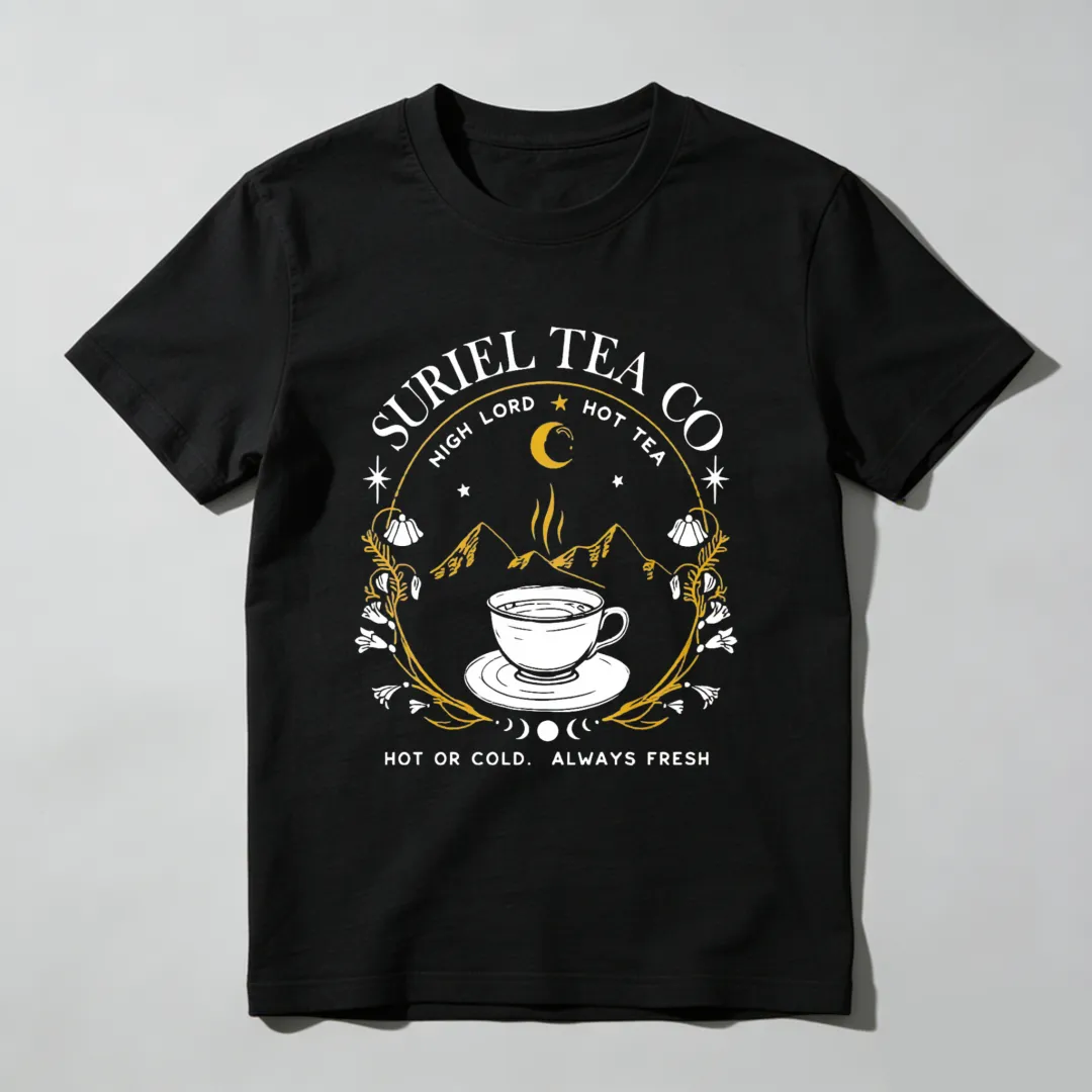 Surriel Tea Co Moon Mountains Cup Stars Unisex Classic T-shirt