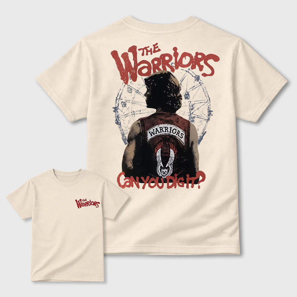 Vintage Warrior Graphic T-Shirt – Retro Streetwear Casual Tee