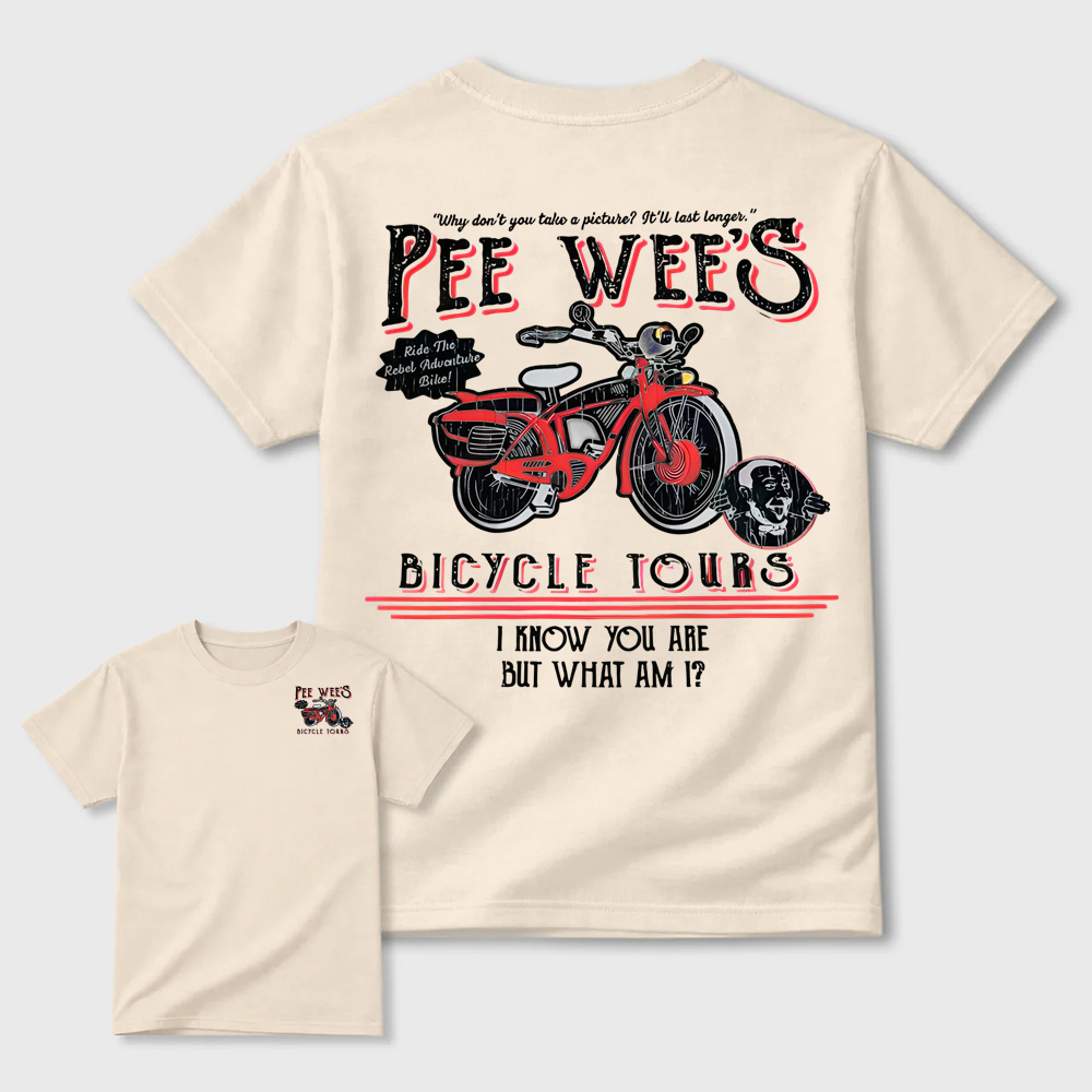 I Know You Are But What Am I? – Retro 80s Bicycle Graphic T-Shirt