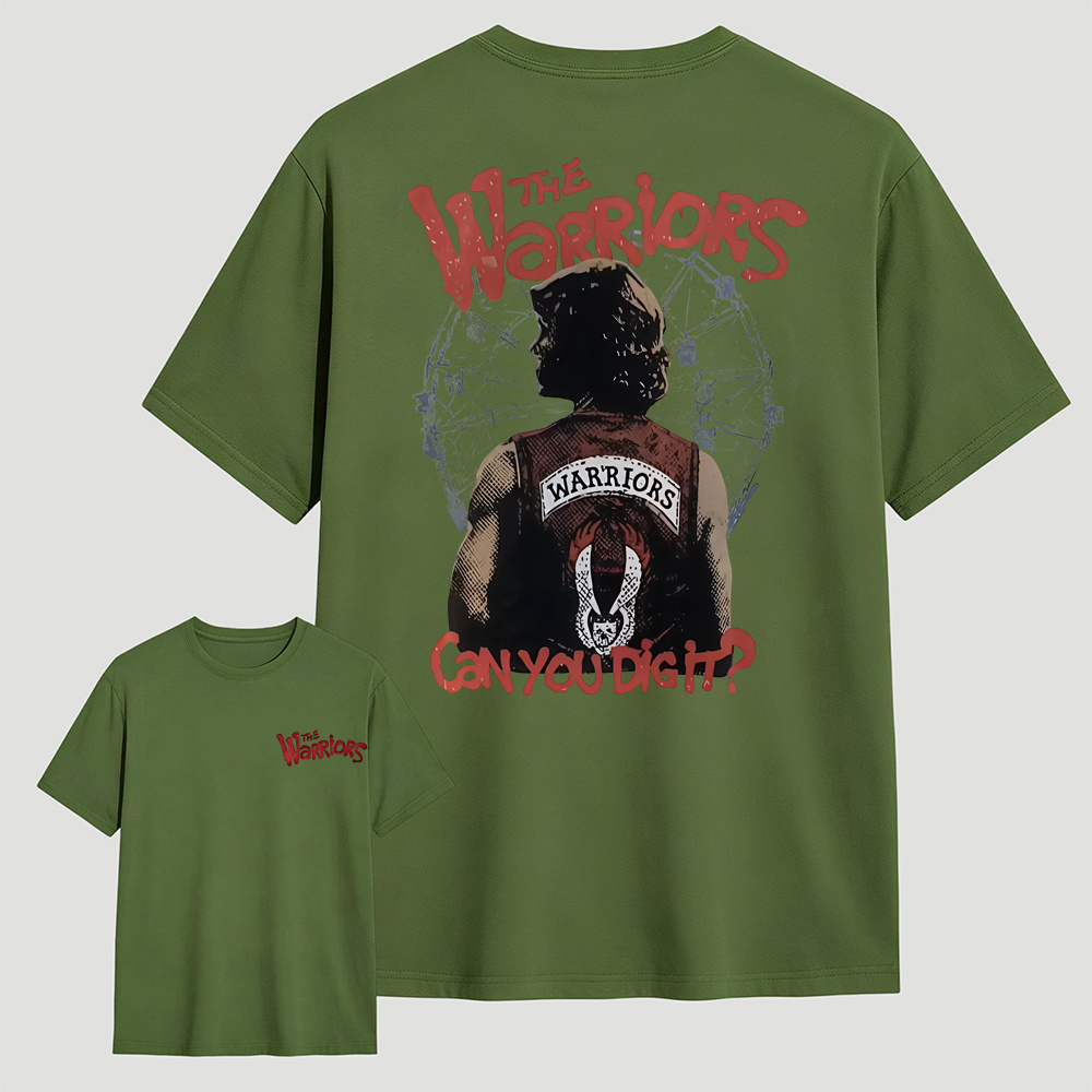 Vintage Warrior Graphic T-Shirt – Retro Streetwear Casual Tee