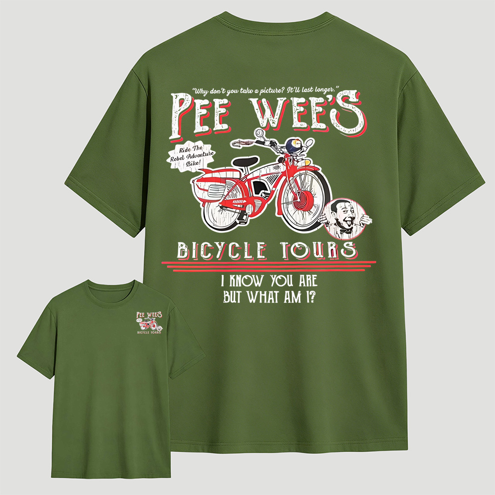 I Know You Are But What Am I? – Retro 80s Bicycle Graphic T-Shirt