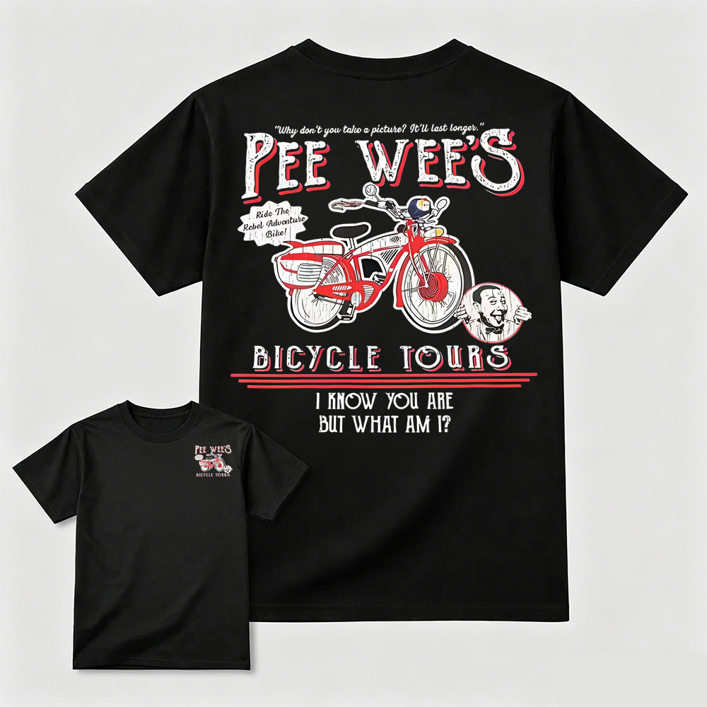 I Know You Are But What Am I? – Retro 80s Bicycle Graphic T-Shirt