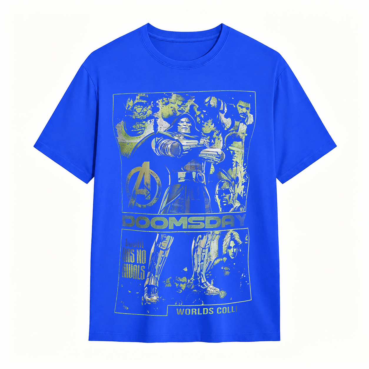 Retro Doomsday Comic Graphic T-Shirt – Vintage Superhero Streetwear Tee