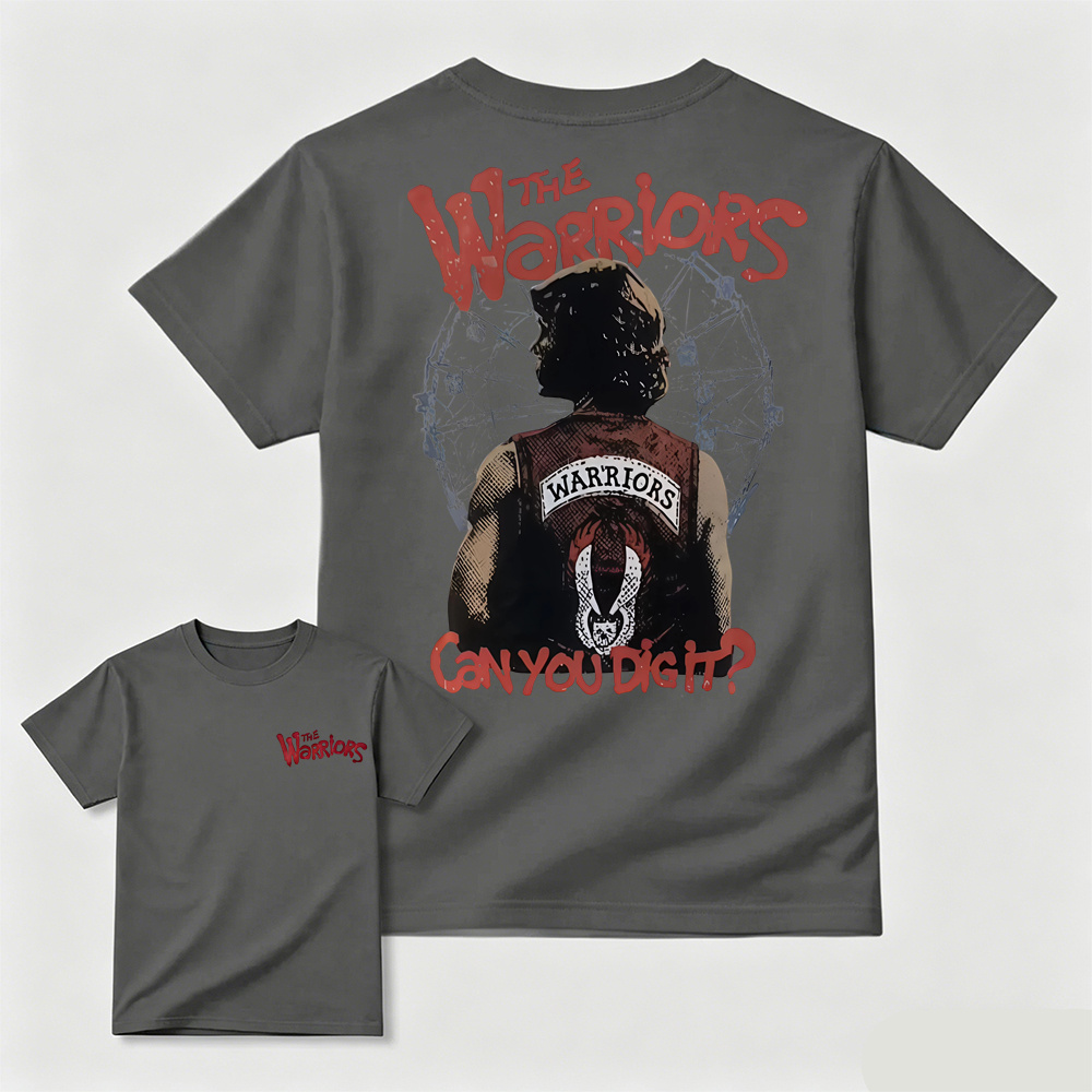 Vintage Warrior Graphic T-Shirt – Retro Streetwear Casual Tee