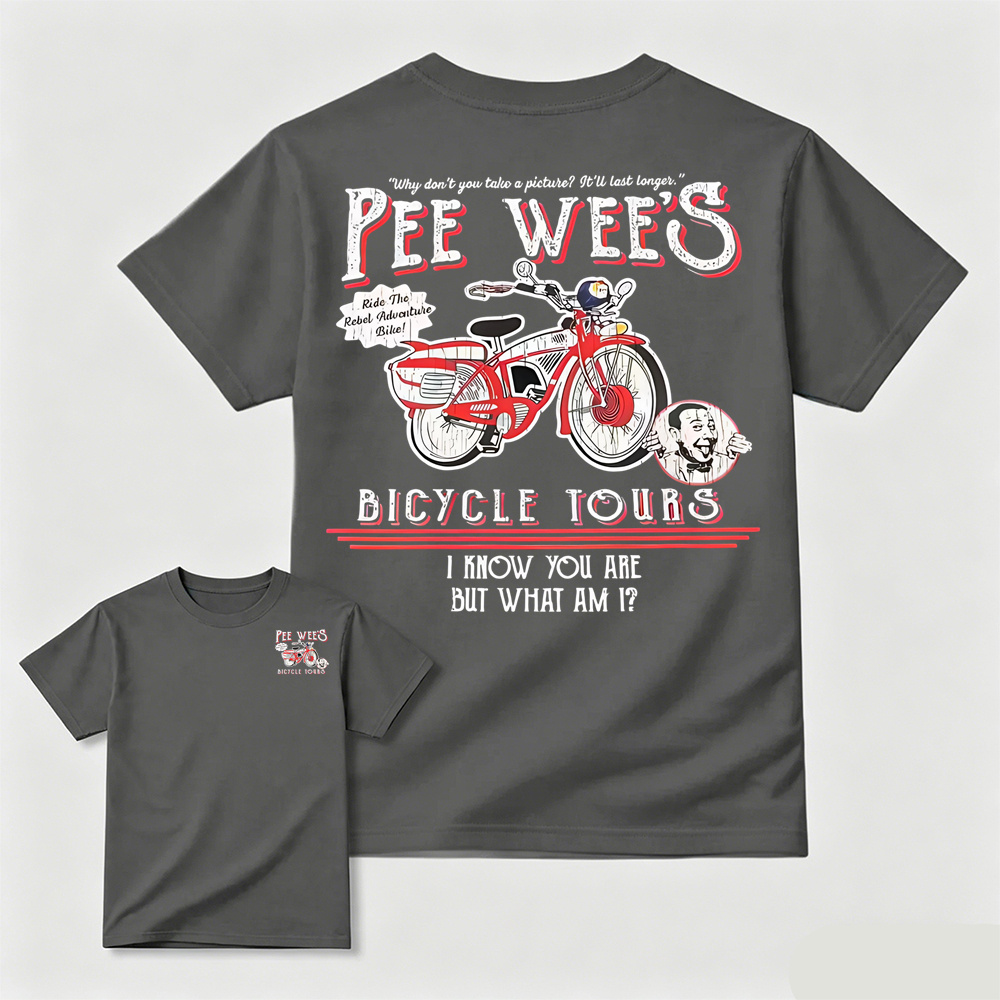 I Know You Are But What Am I? – Retro 80s Bicycle Graphic T-Shirt