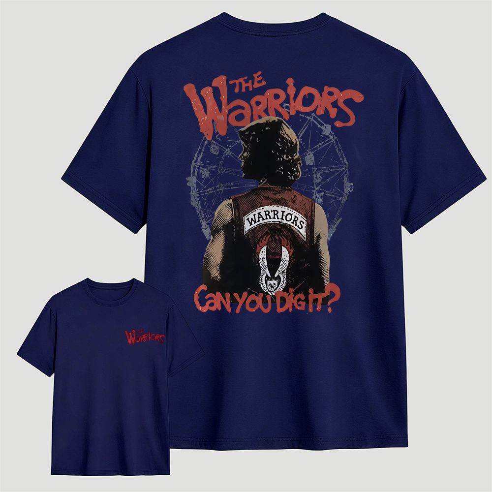 Vintage Warrior Graphic T-Shirt – Retro Streetwear Casual Tee