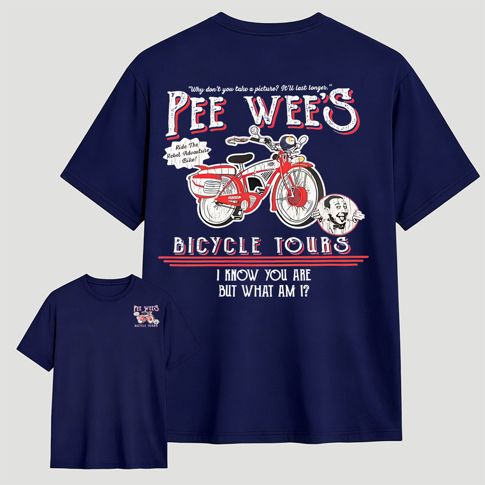 I Know You Are But What Am I? – Retro 80s Bicycle Graphic T-Shirt