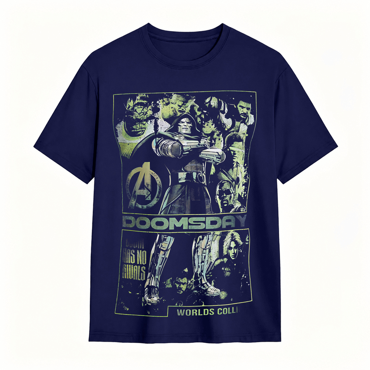 Retro Doomsday Comic Graphic T-Shirt – Vintage Superhero Streetwear Tee