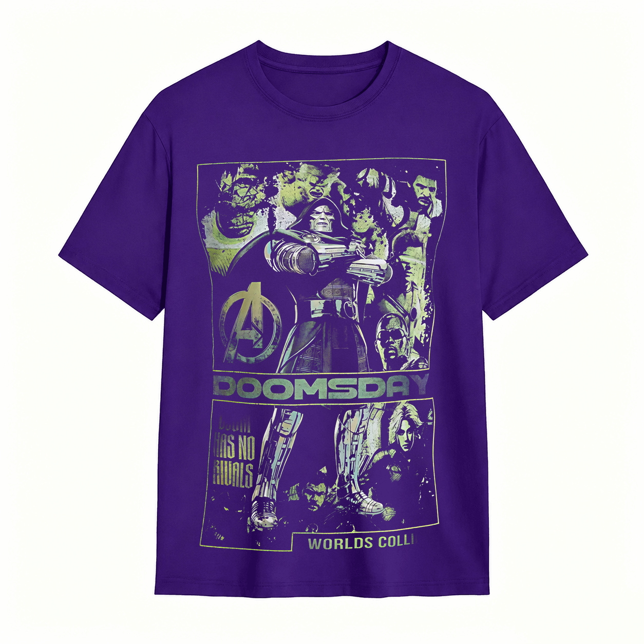 Retro Doomsday Comic Graphic T-Shirt – Vintage Superhero Streetwear Tee