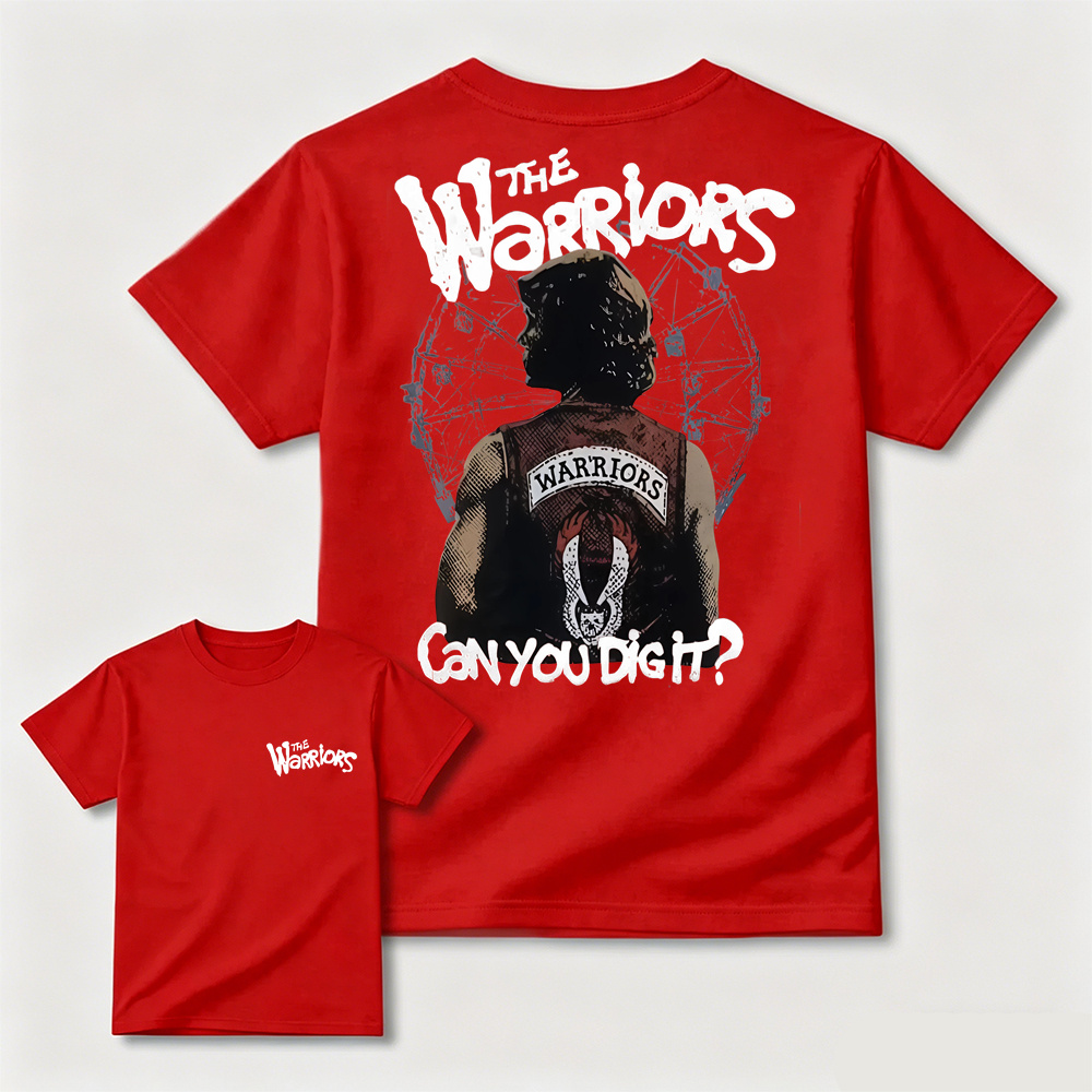 Vintage Warrior Graphic T-Shirt – Retro Streetwear Casual Tee