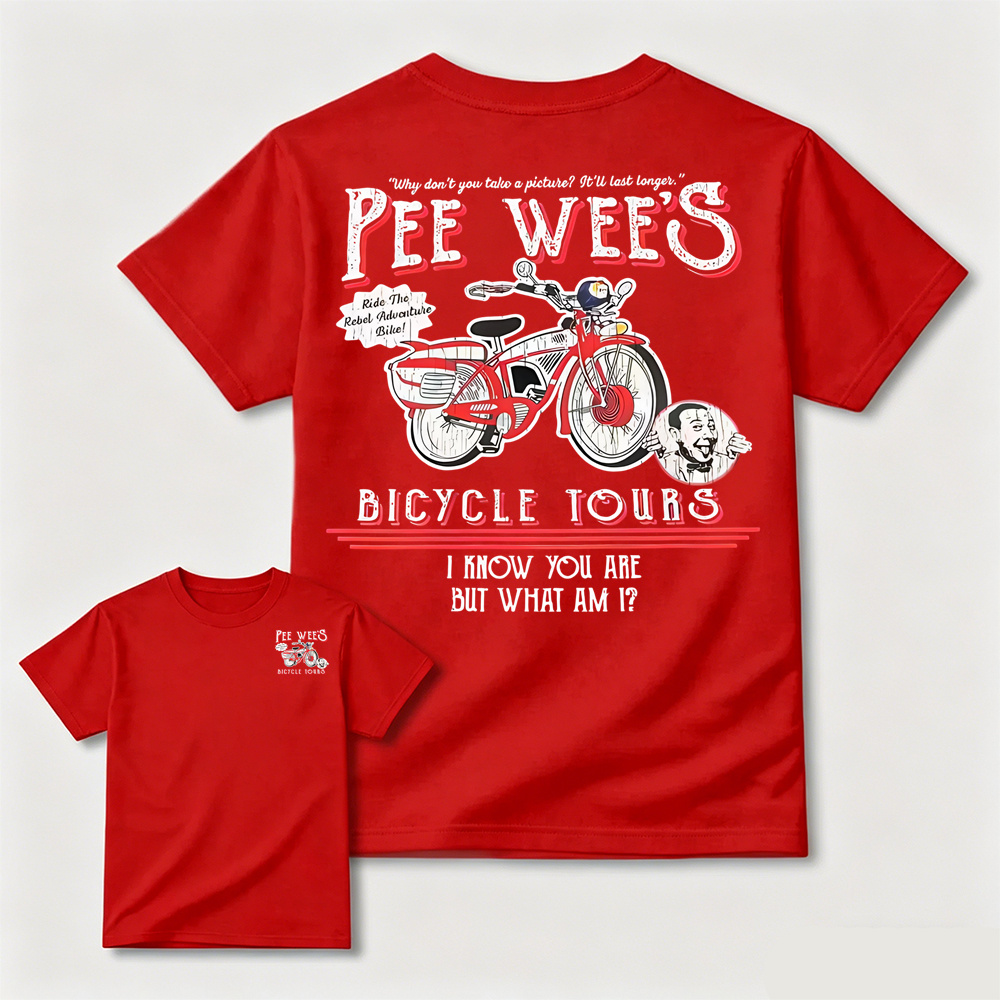 I Know You Are But What Am I? – Retro 80s Bicycle Graphic T-Shirt