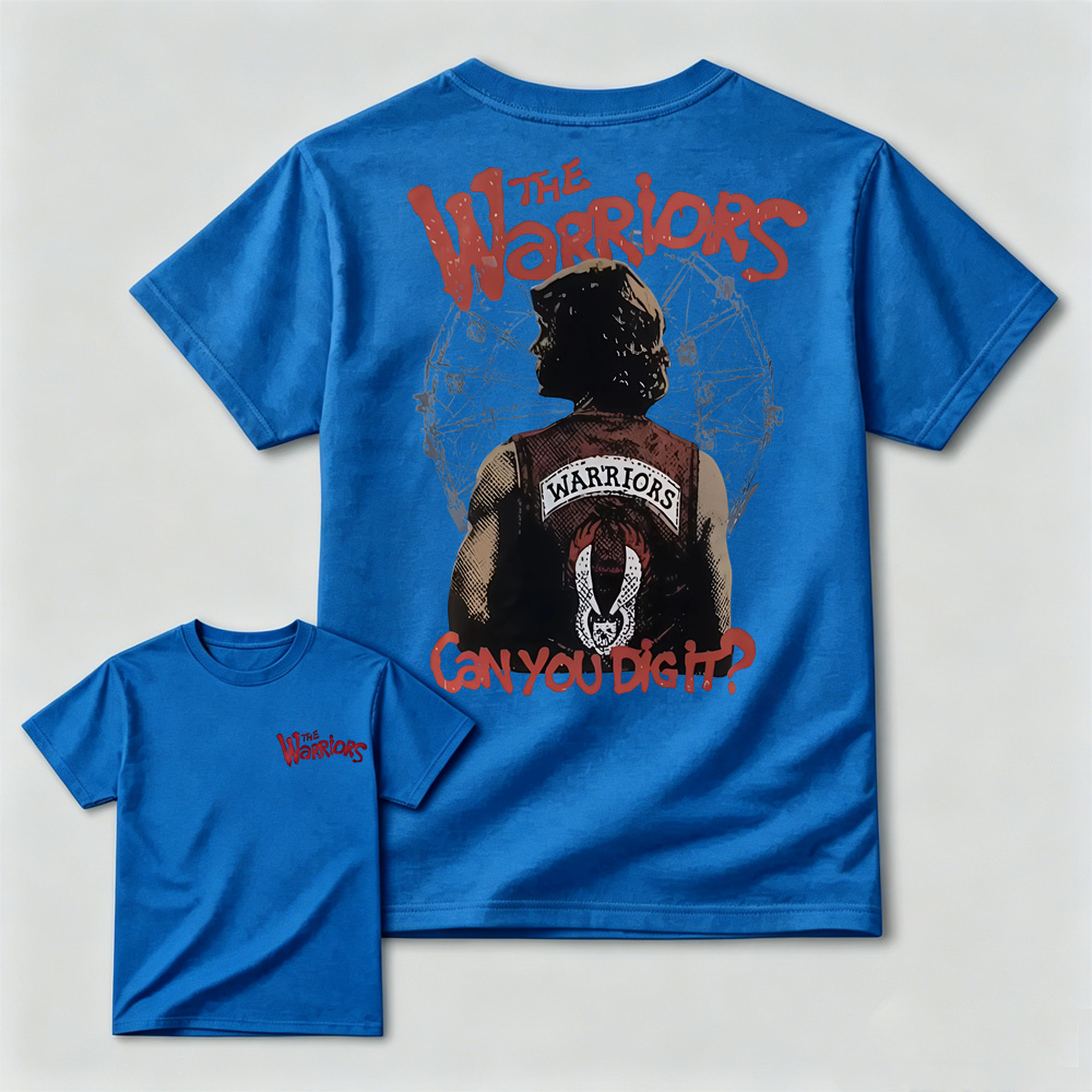 Vintage Warrior Graphic T-Shirt – Retro Streetwear Casual Tee