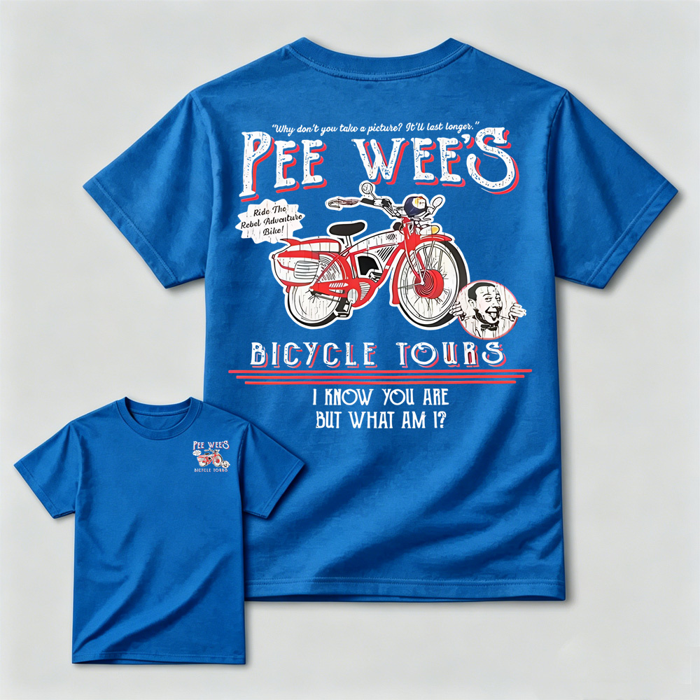 I Know You Are But What Am I? – Retro 80s Bicycle Graphic T-Shirt