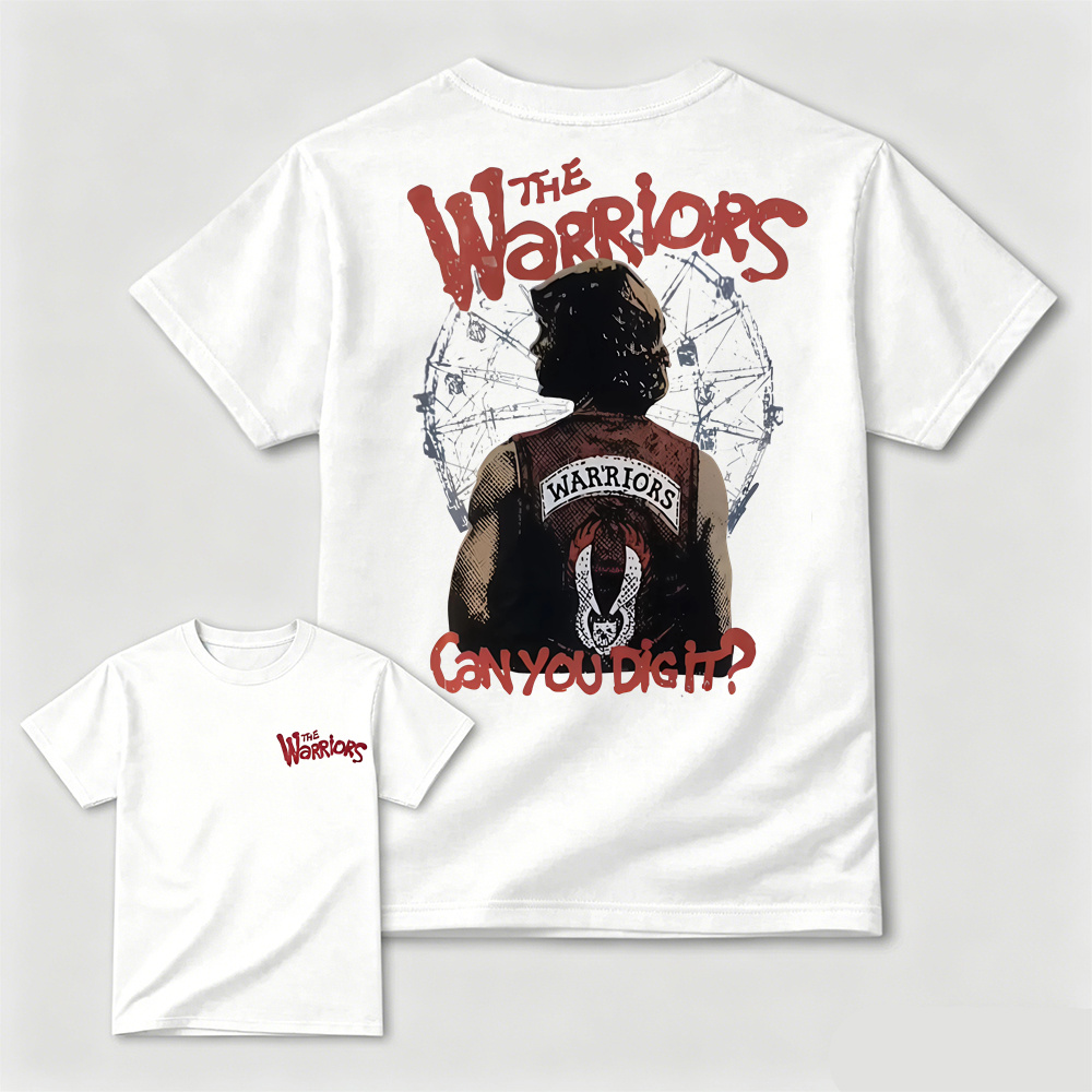 Vintage Warrior Graphic T-Shirt – Retro Streetwear Casual Tee