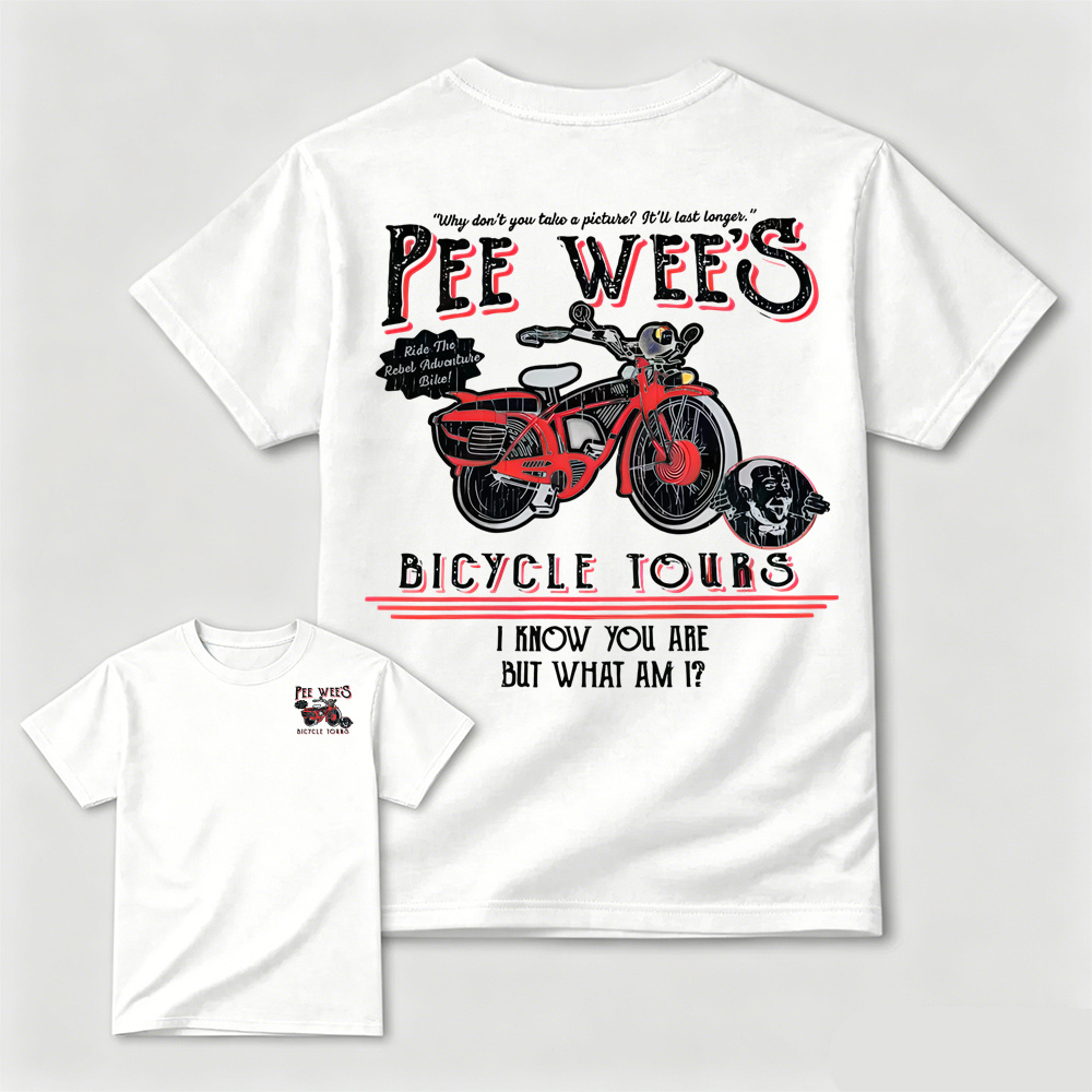 I Know You Are But What Am I? – Retro 80s Bicycle Graphic T-Shirt