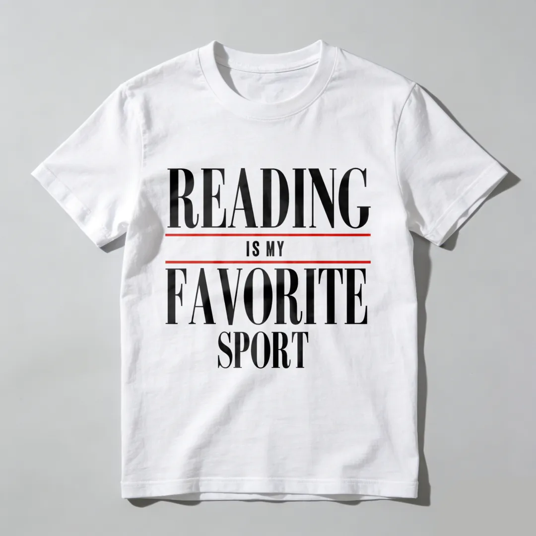 Reading Is My Favorite Sport Unisex Classic T-shirt
