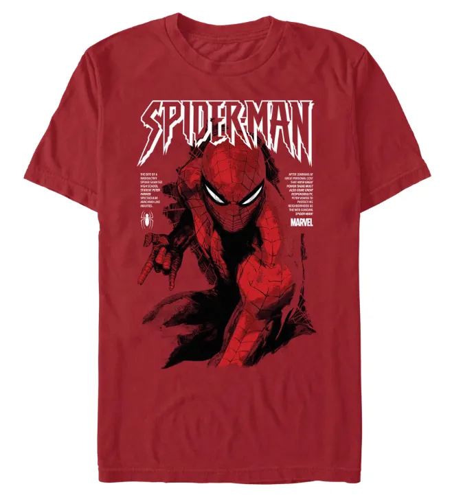 Spider-Man Classic Painting T Shirt  -  Spiderman Brand New Day