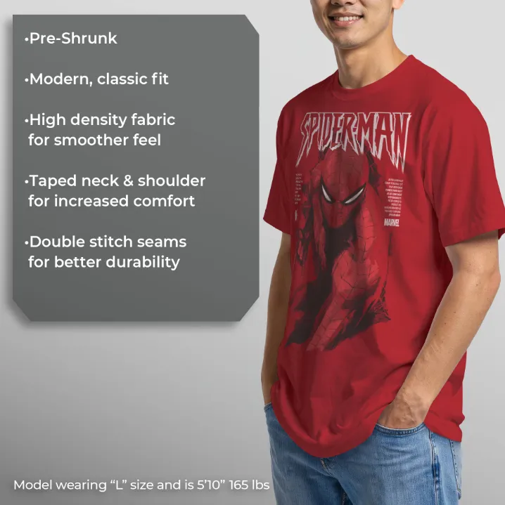 Spider-Man Classic Painting T Shirt  -  Spiderman Brand New Day