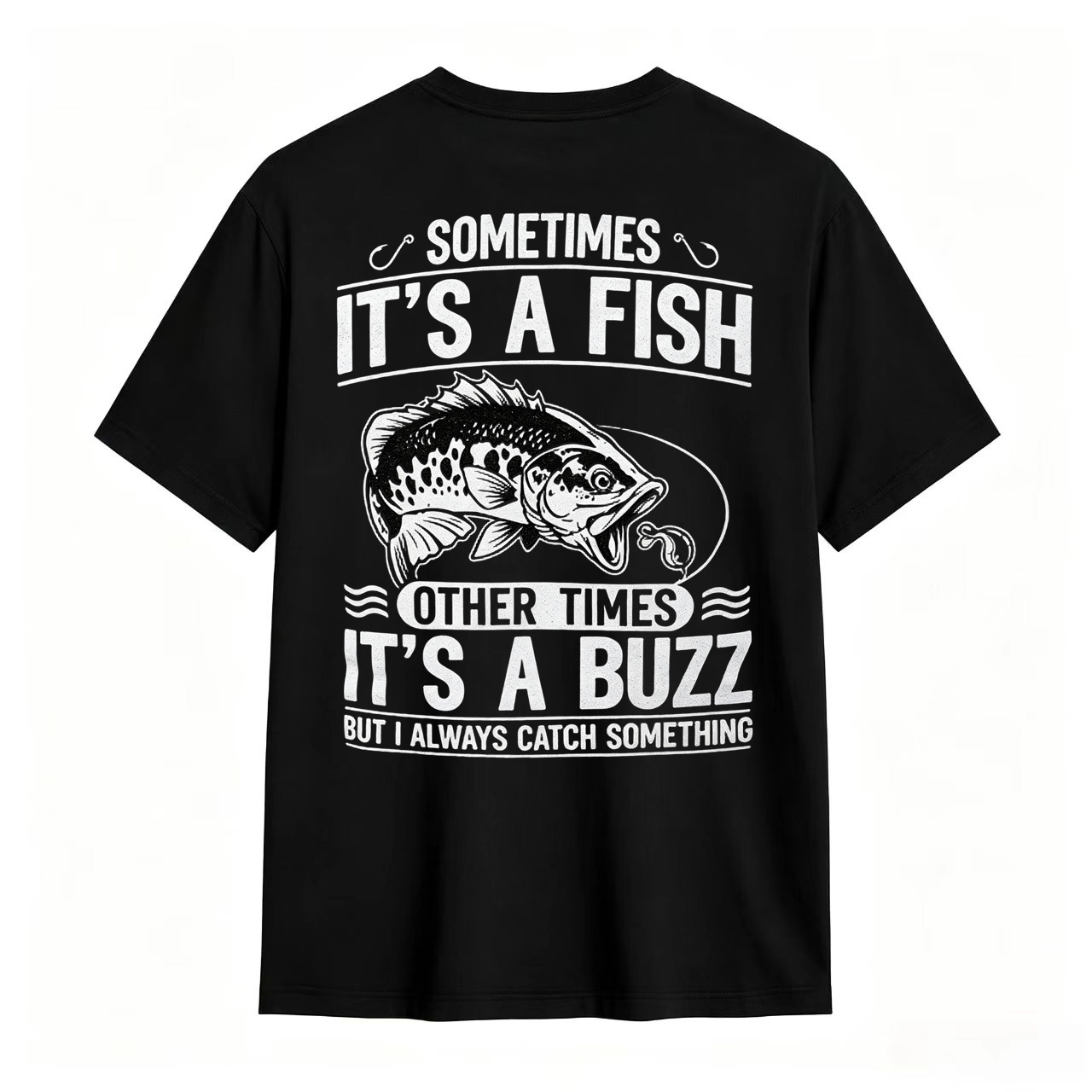Fisherman Humor Vintage Bass Fish T-Shirt	