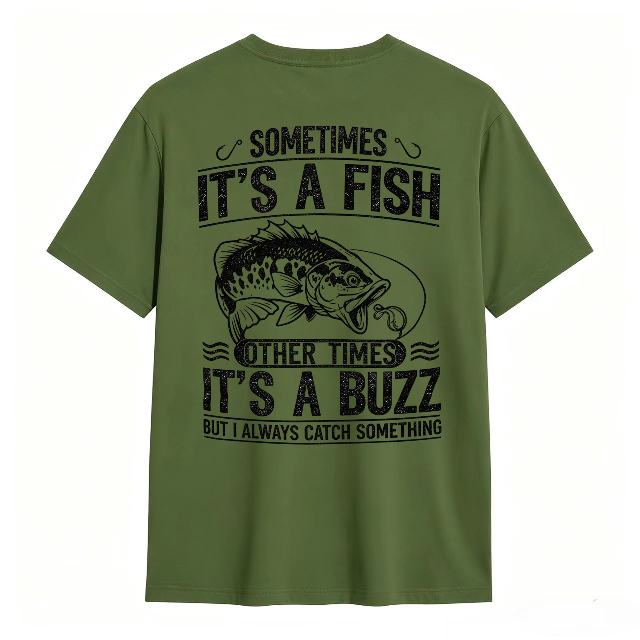 Fisherman Humor Vintage Bass Fish T-Shirt	