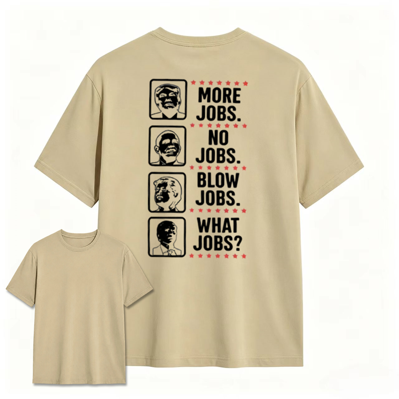 More Jobs No Jobs What Jobs? Graphic Tee ⭐