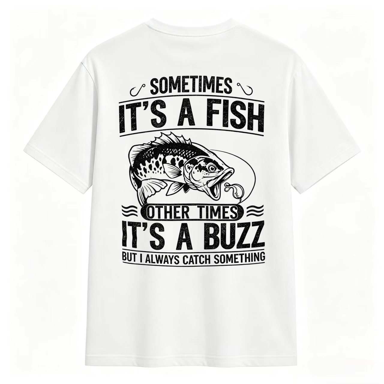 Fisherman Humor Vintage Bass Fish T-Shirt	
