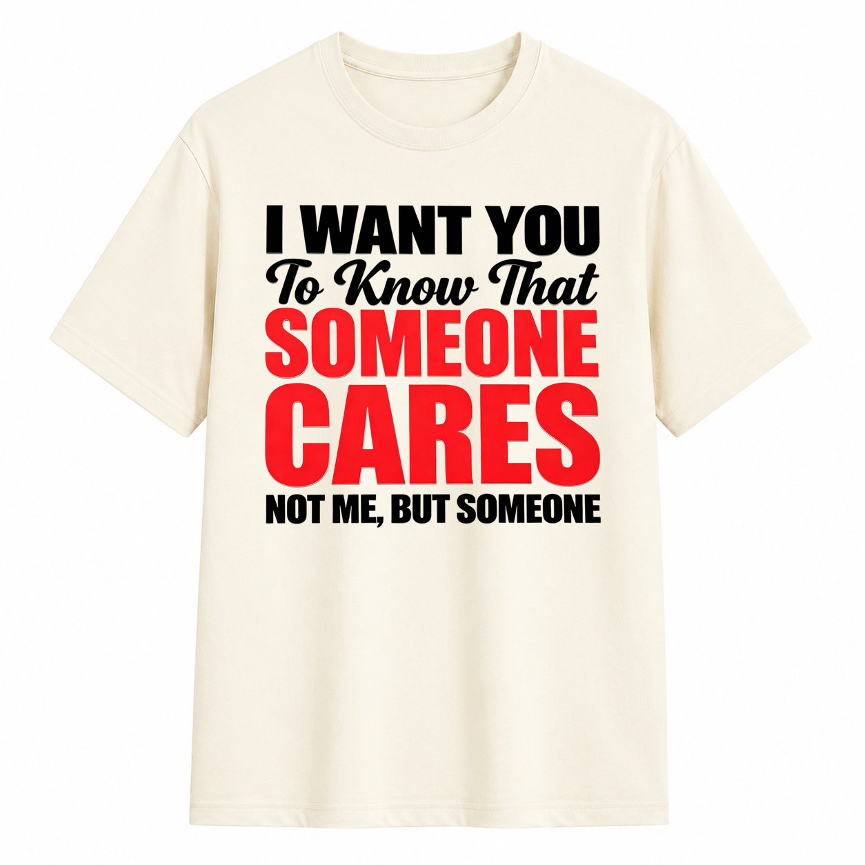 Someone Cares Funny Christian Faith Graphic Tee	