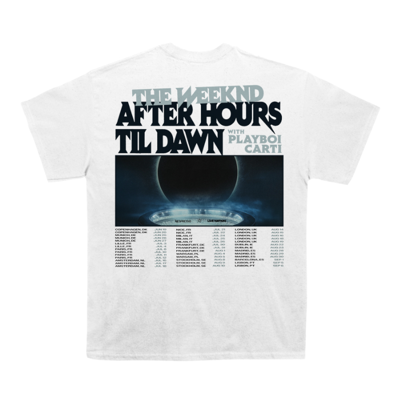 After Hours Til Dawn Halftone T-shirt (With Backprint)
