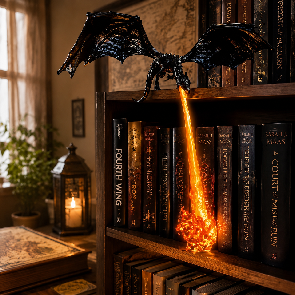 Dragonfire Breath Lamp – 3D-Printed Ambient Light