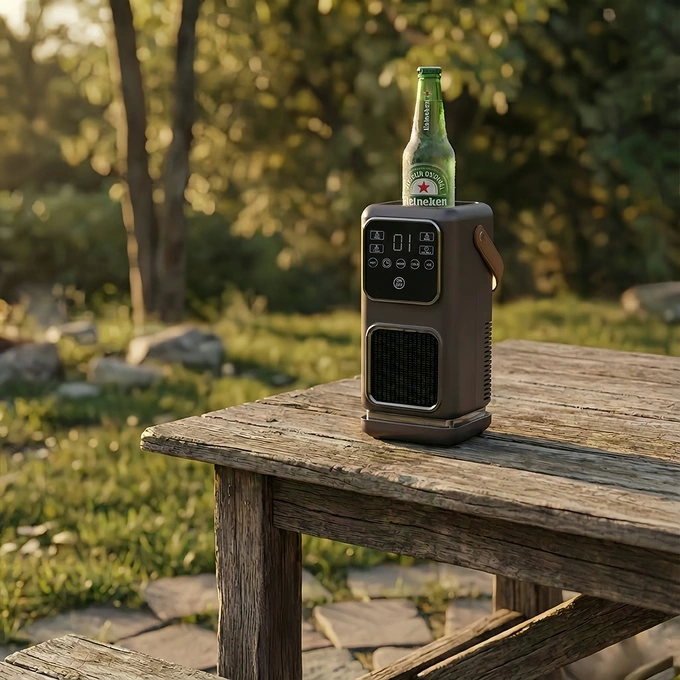 Portable ice maker and beverage station feature image