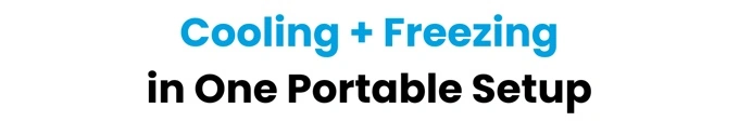 Portable air conditioner and freezer overview 3