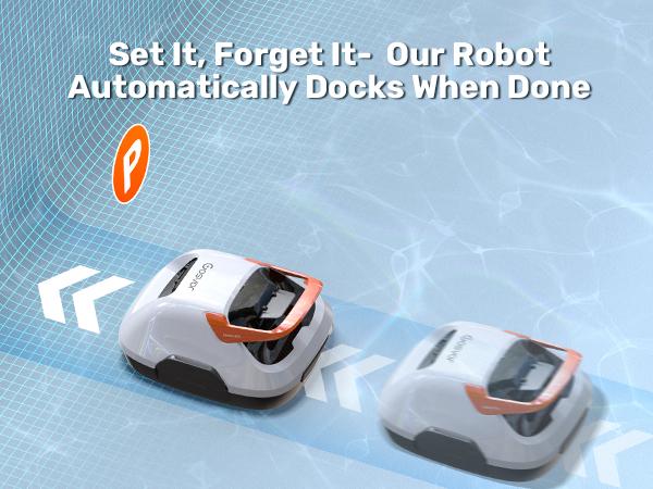 【Flat Bottom ONLY】Cordless Robotic Pool Cleaner, Lasts 90 Min, Automatic Vacuum for Above-Ground Pools up to 860 Sq.ft, Pool Vacuum, Portable, Self-Parking #smartliving