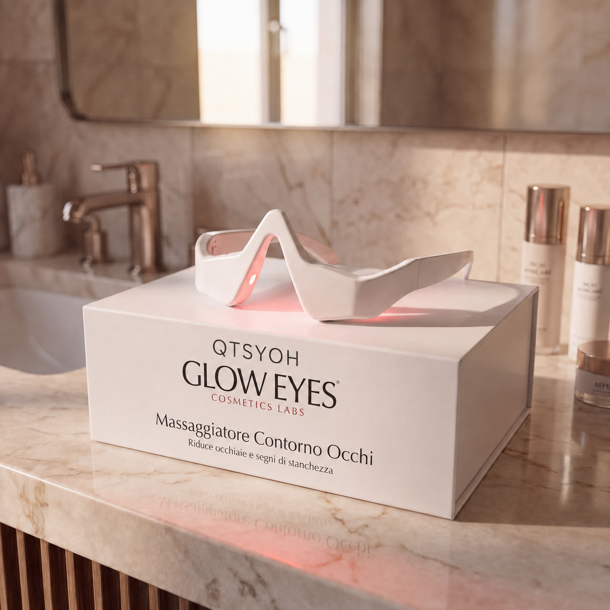 QTSYOH Glow Eyes™ Red Light Eye Massager 