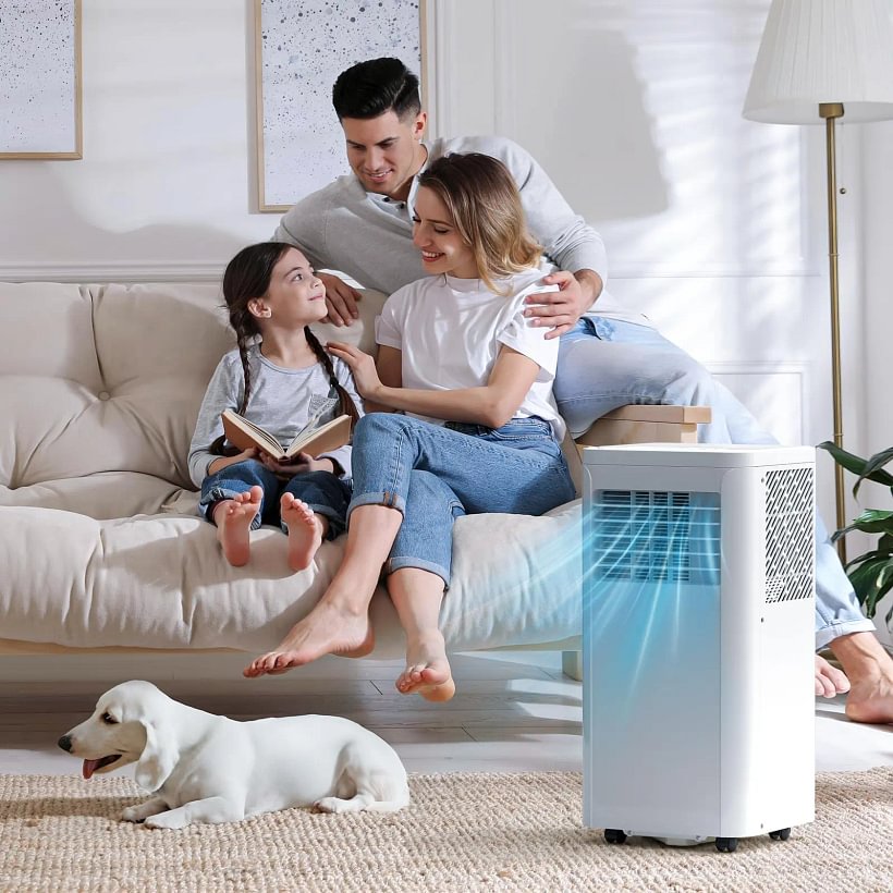 Four-in-one portable air conditioner