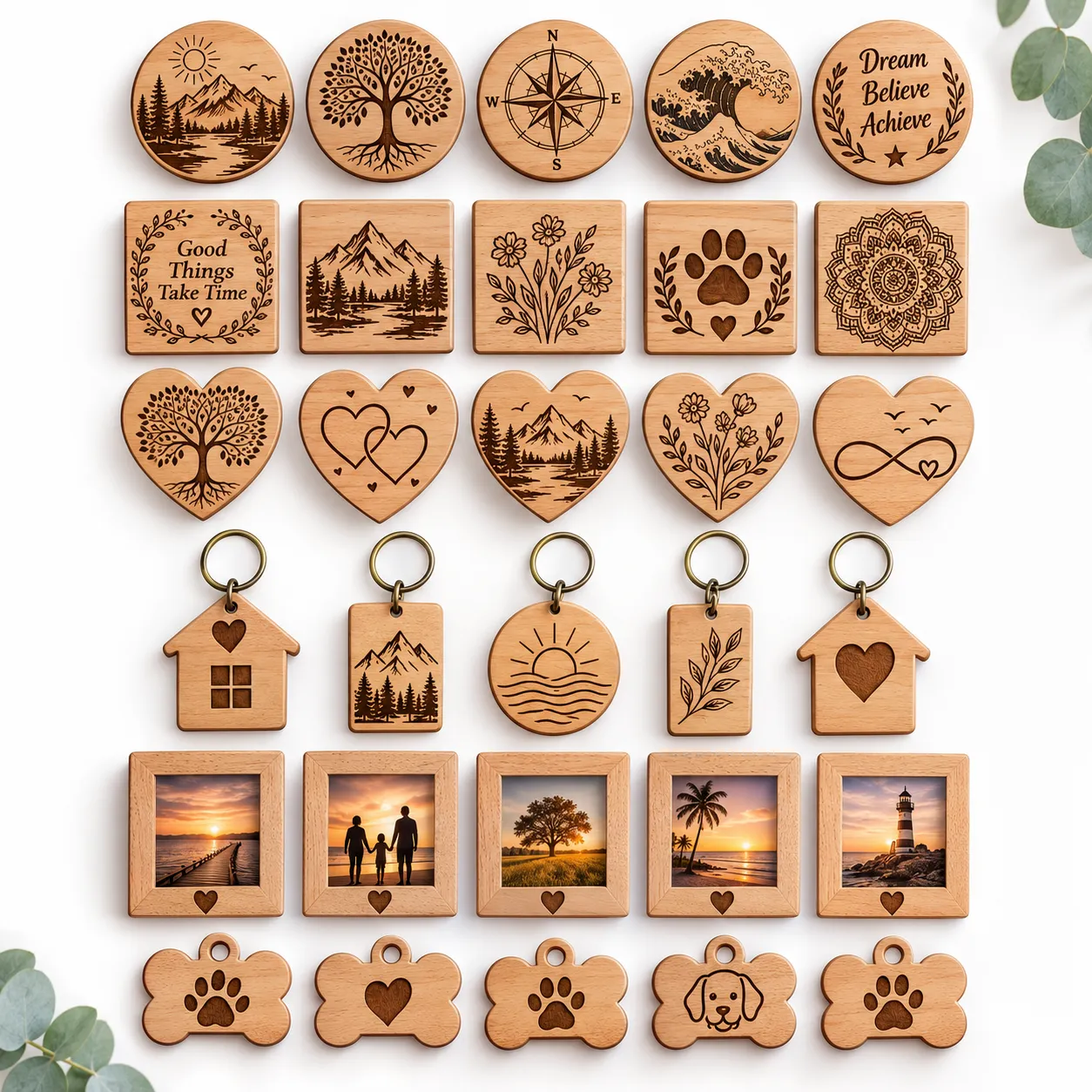  30-piece laser-engraved beginner gift box 30-piece laser-engraved beginner gift box