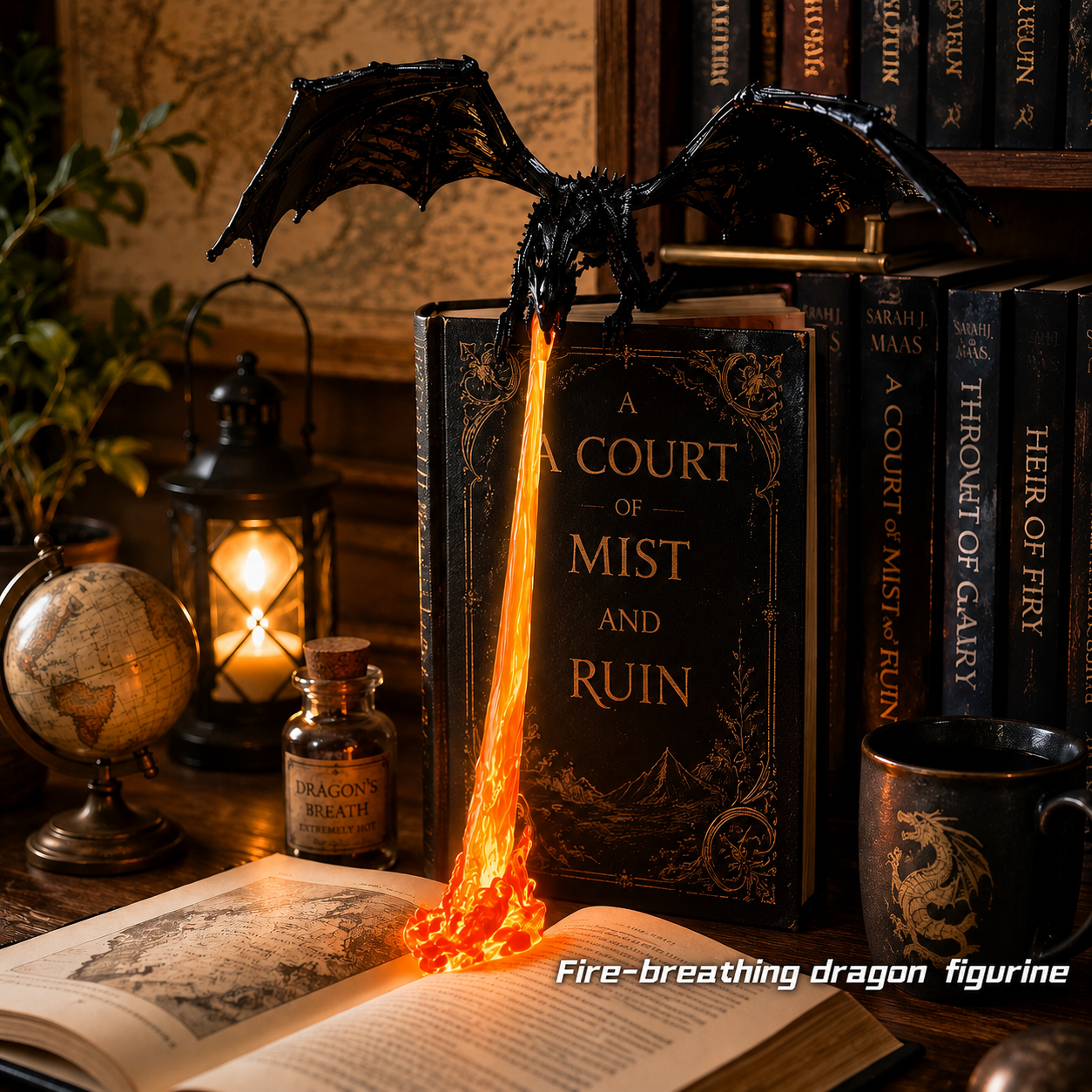 Dragonfire Breath Lamp – 3D-Printed Ambient Light