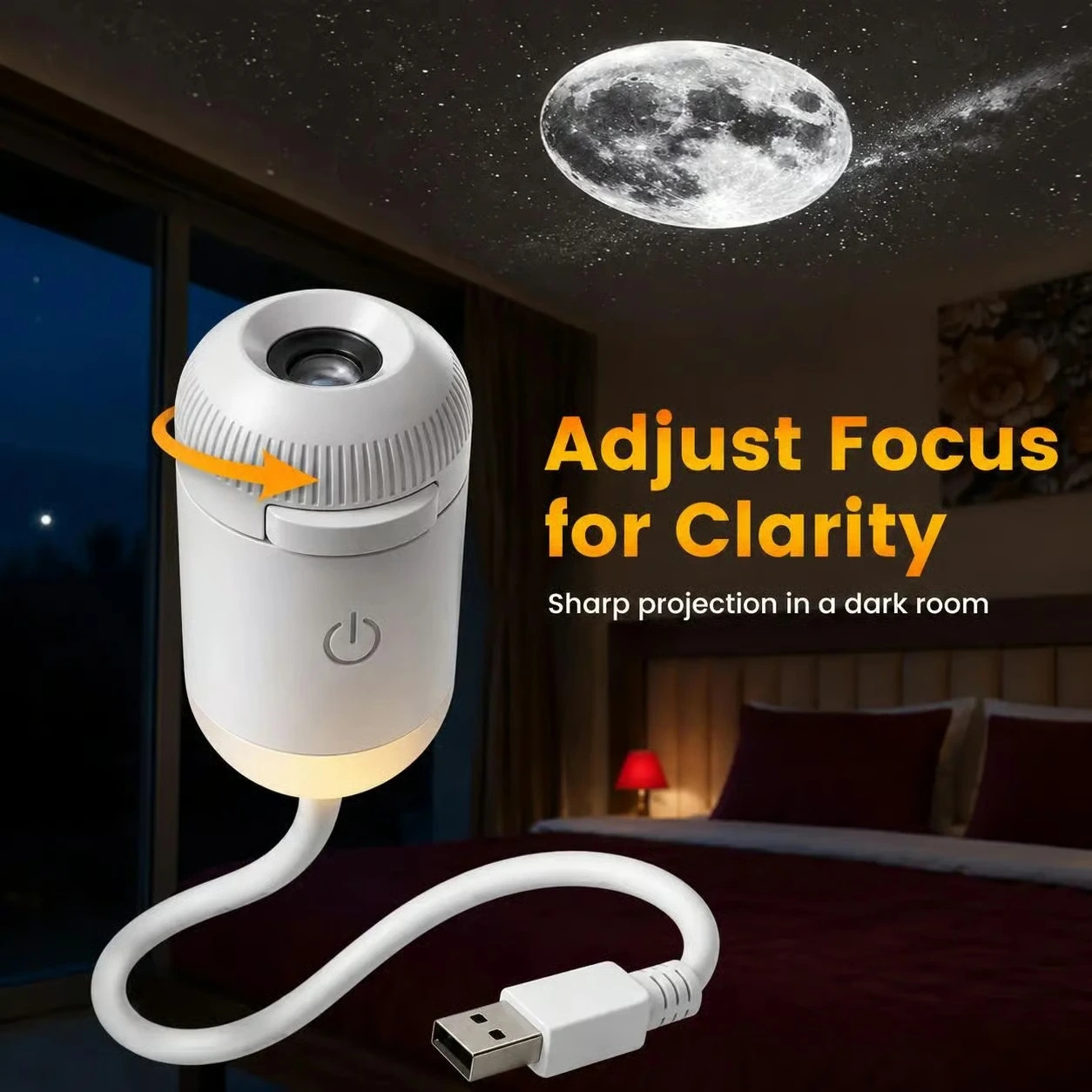 Adjust focus for projection clarity