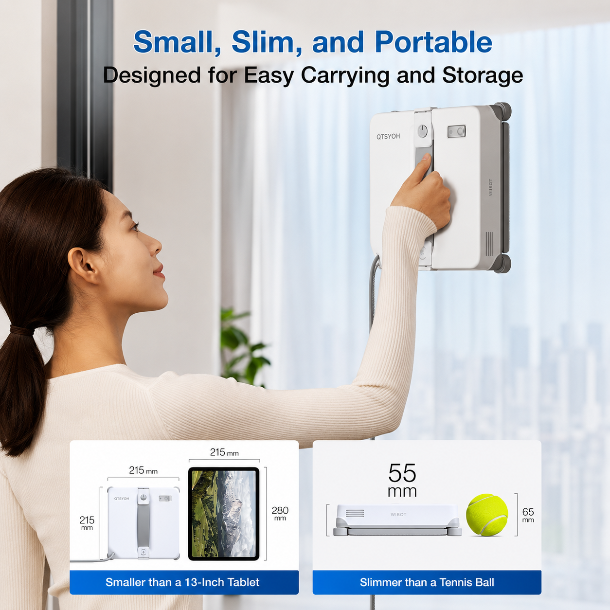 Mini Window Cleaning Robot