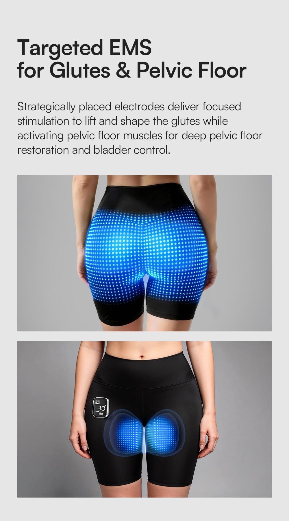 INIA CURVIFY EMS Booty Lift Shorts - Multi-Mode EMS Microcurrent, Glutes Sculpting, Pelvic Floor Support, Visible Results in 2-4 Wks, Ems Microcurr.,back to school,back to school haul