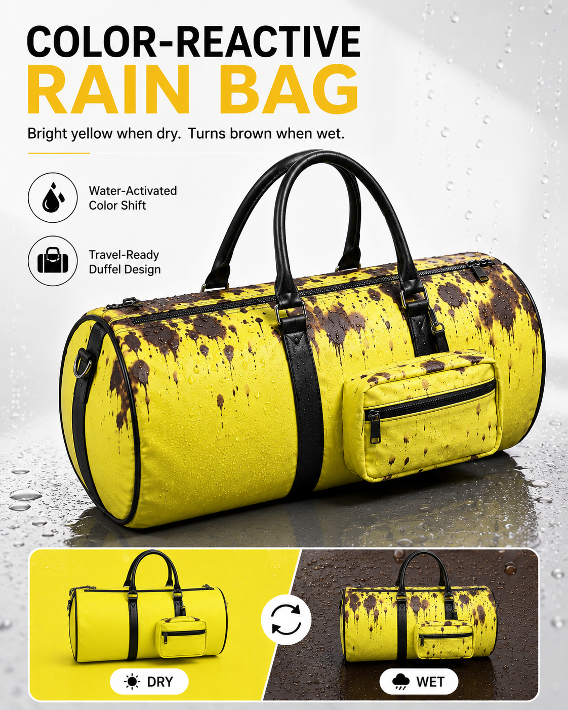 Rain becomes the statement