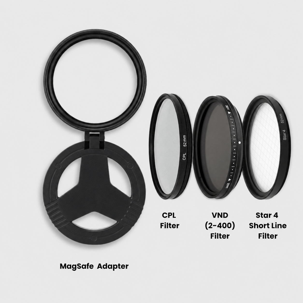 52mm Magnetic Phone Camera Filter Kit for Cinematic Photos & Videos