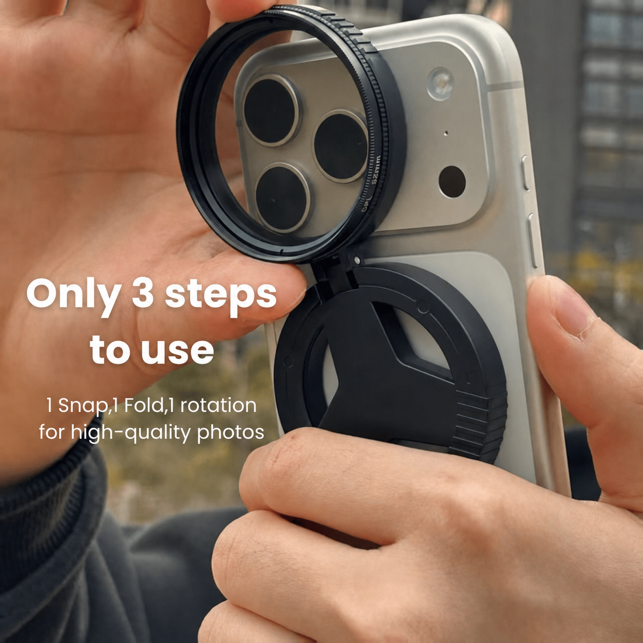 52mm Magnetic Phone Camera Filter Kit for Cinematic Photos & Videos