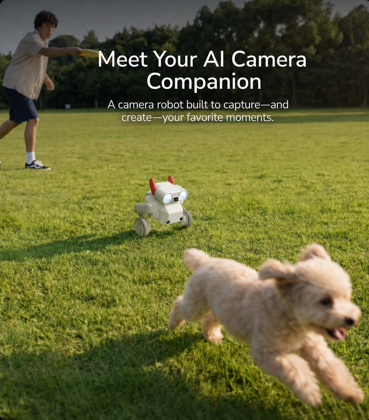 All-terrain AI tracking camera robot overview 2