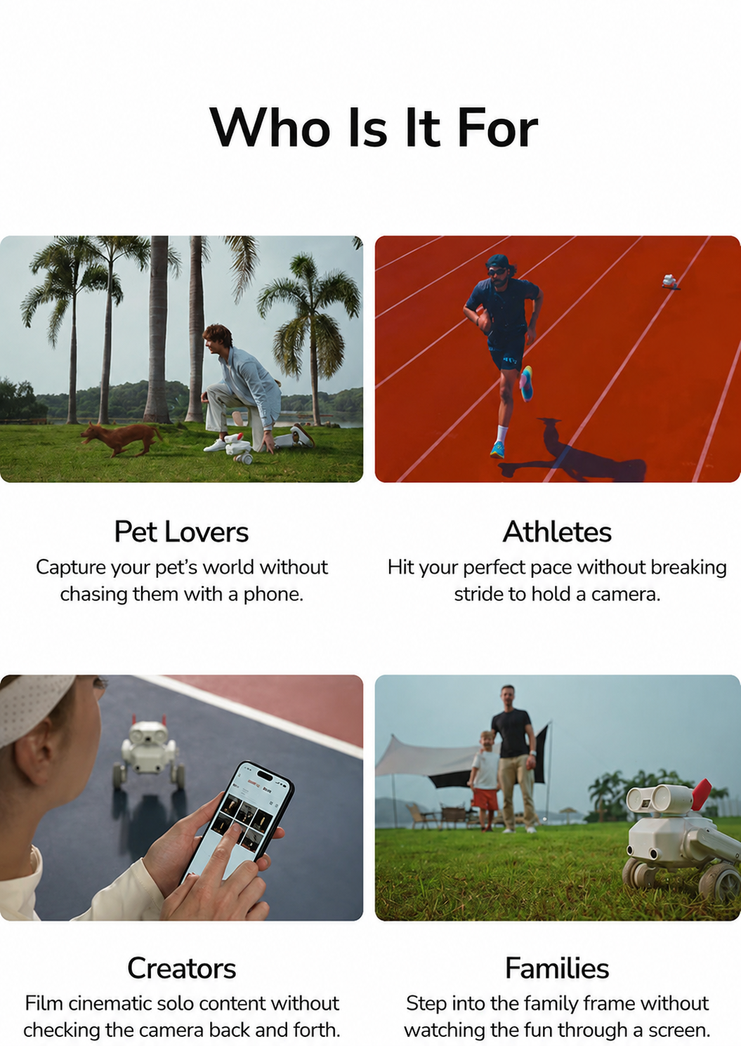 AI camera robot use case and bundle information 2