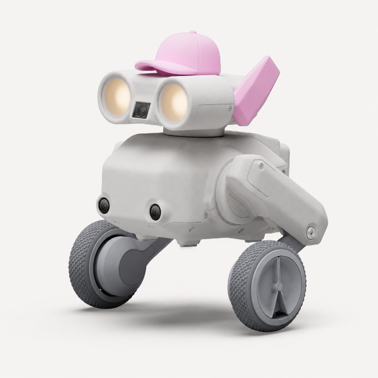 4K All-Terrain AI Tracking Camera Robot with HDR, Multi-Mode Subject Tracking, Live Preview, Self-Righting Design & Obstacle Navigation for Pets, Sports and Outdoor Filming