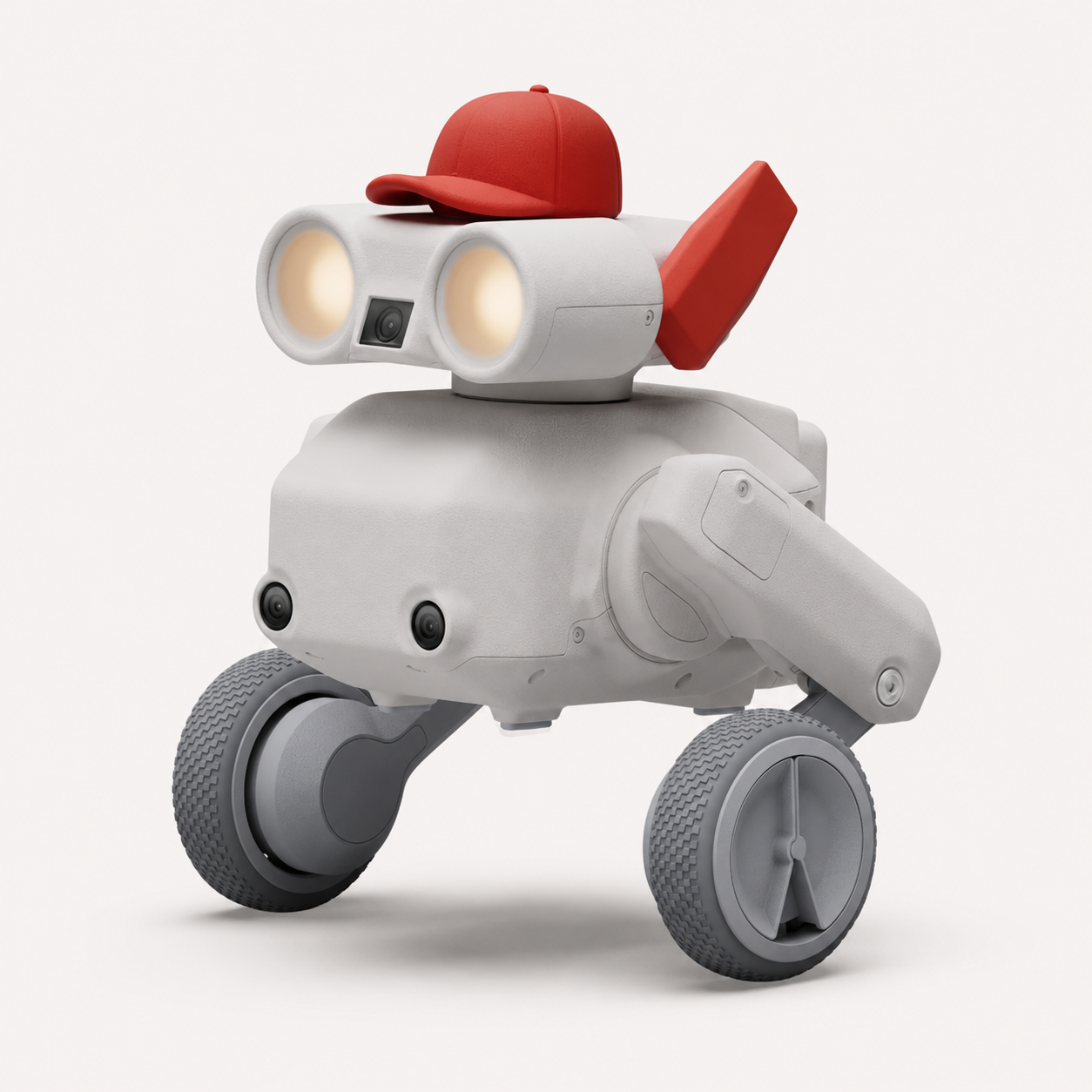 4K All-Terrain AI Tracking Camera Robot with HDR, Multi-Mode Subject Tracking, Live Preview, Self-Righting Design & Obstacle Navigation for Pets, Sports and Outdoor Filming